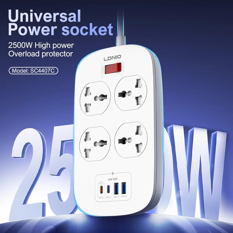 چندراهی برق LDNIO SC4407C